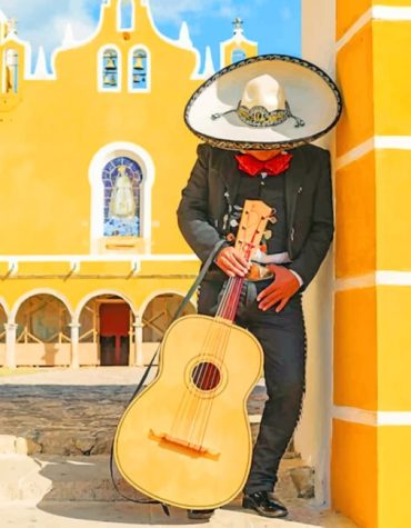 Latino Guitarist Paint By Numbers