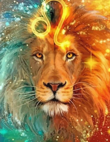 Leo Zodiac Animal Paint By Numbers