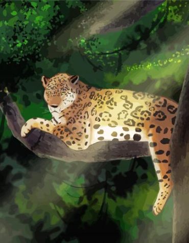 Leopard in Nature Paint By Numbers