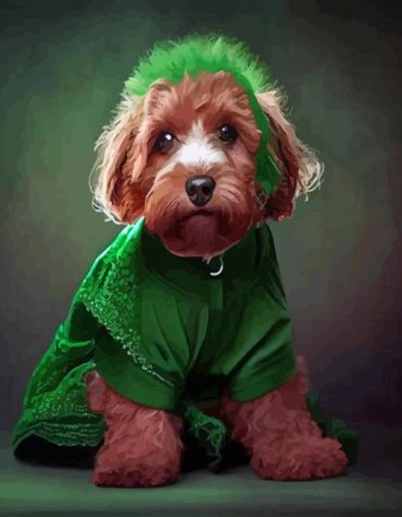 Leprechaun Dog Pet Art Paint By Numbers