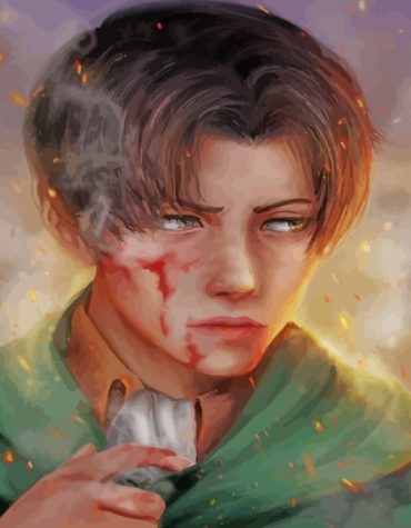 Levi Ackerman Anime Art Paint By Numbers