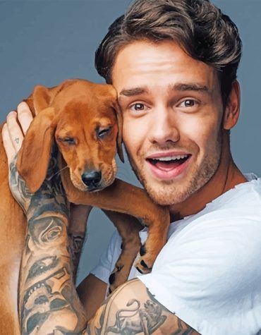 Liam Payne Puppy Edition Paint By Numbers