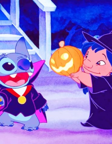 Lilo and Stitch Halloween Pumpkin Fun Paint By Numbers