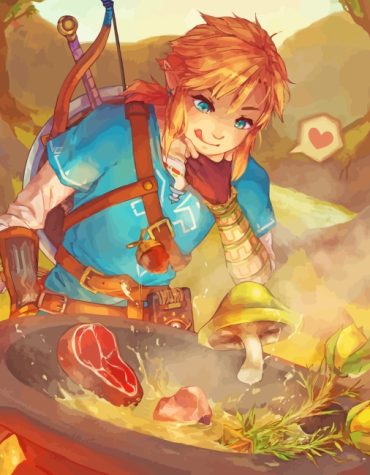 Zelda Cooking Adventure Paint By Numbers