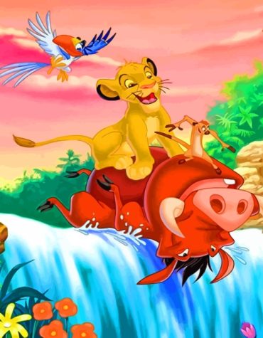 Lion King Adventures Paint By Numbers