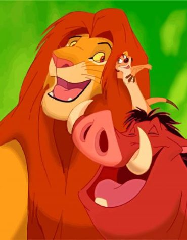 The Lion King Paint By Numbers