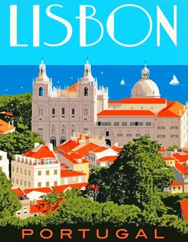 Colorful Lisbon Paint By Numbers