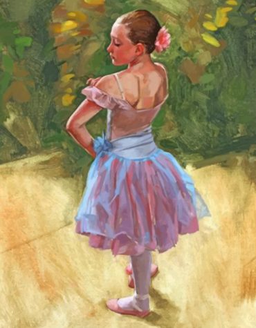 Lively Women Ballerina Paint By Numbers