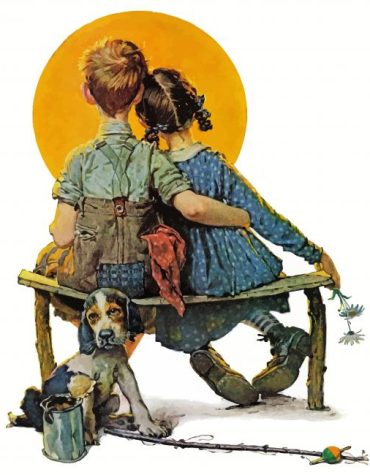 Norman Rockwell Couples Paint By Numbers