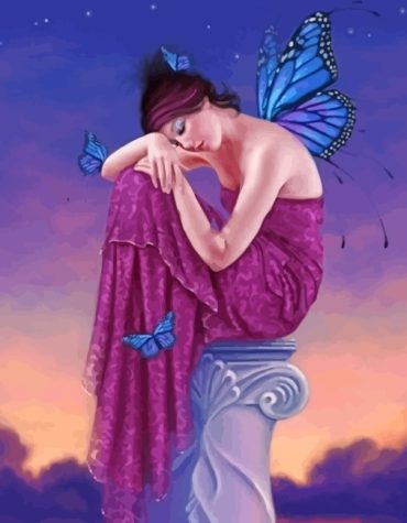 Lonely Fairy Fantasy Paint By Numbers