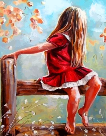 Lonely Girl Moments Paint By Numbers