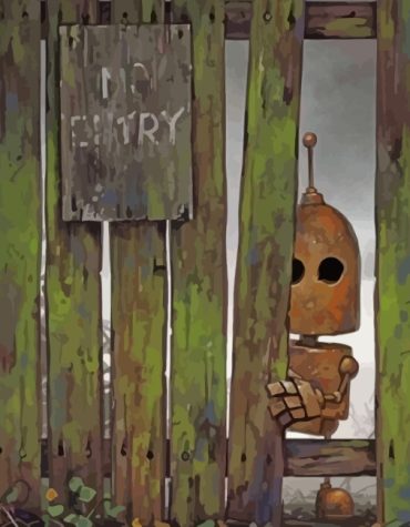 Lonely Robot Journey Paint By Numbers