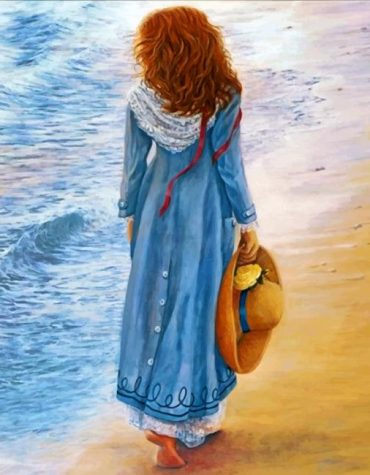 Beachside Serenity Woman Paint By Numbers