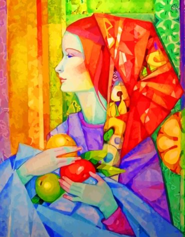 Lonely Woman Aesthetic Paint By Numbers