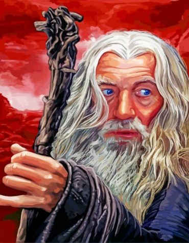Gandalf Middle Earth Paint By Numbers