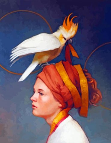 Vintage Louise Fenne Bird Paint By Numbers