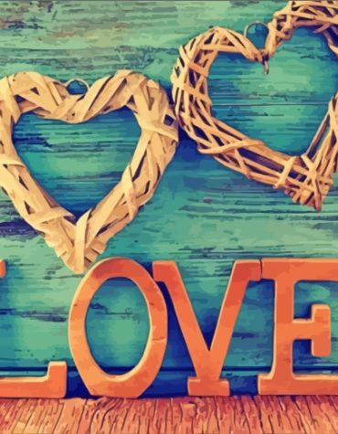 Aesthetic Heartful Romance Paint By Numbers