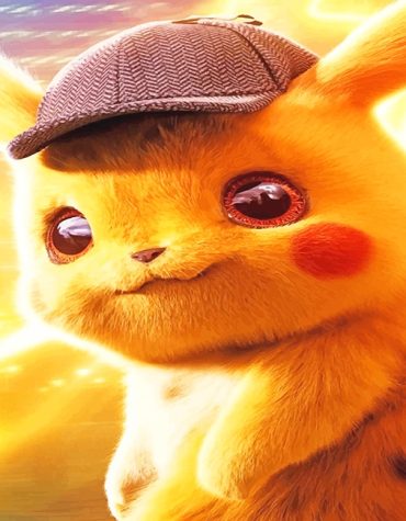 Yellow Pikachu Adventure Paint By Numbers