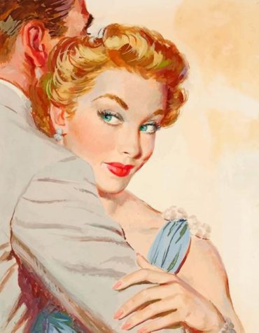 Romantic Vintage Couple Paint By Numbers