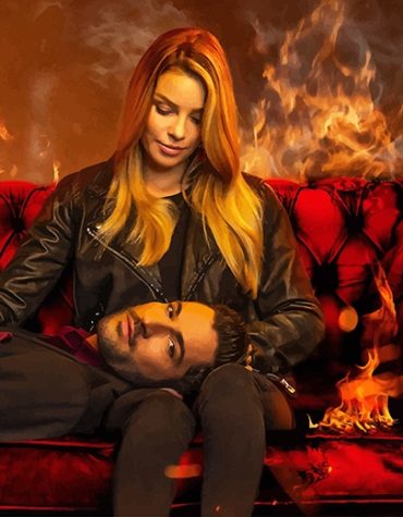 Lucifer and Chloe Detective Duo Paint By Numbers