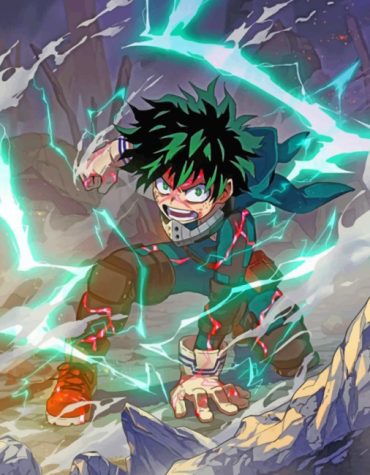 Mad Deku My Hero Academia Paint By Numbers
