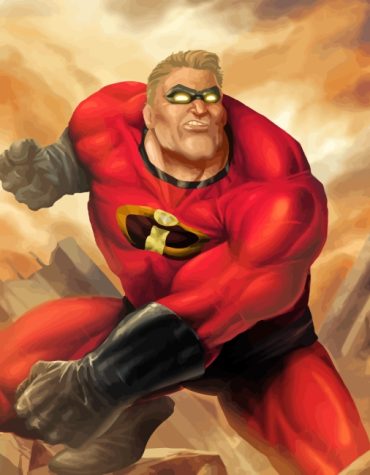 Mr Incredible Animation Paint By Numbers