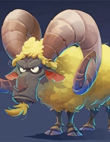 Majestic Bighorn Ram Paint By Numbers