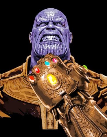 Thanos Marvel Masterpiece Paint By Numbers