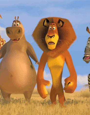 Madagascar Animals Paint By Numbers