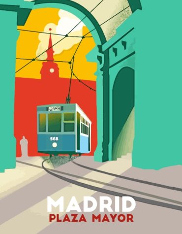 Madrid Scenic Paint By Numbers