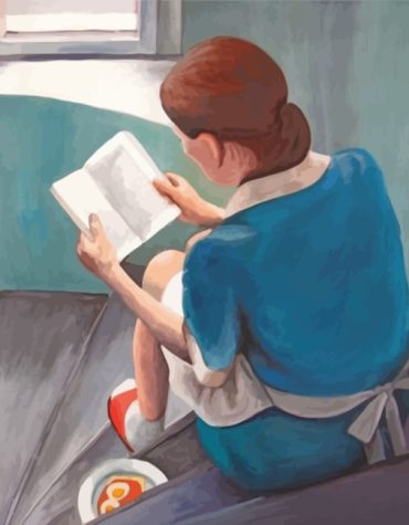 Maid Reading Woman Paint By Numbers