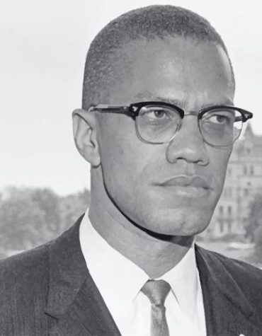 Malcolm-X Black and White Paint By Numbers