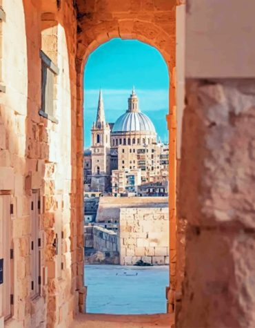 Malta Cityscape Paint By Numbers
