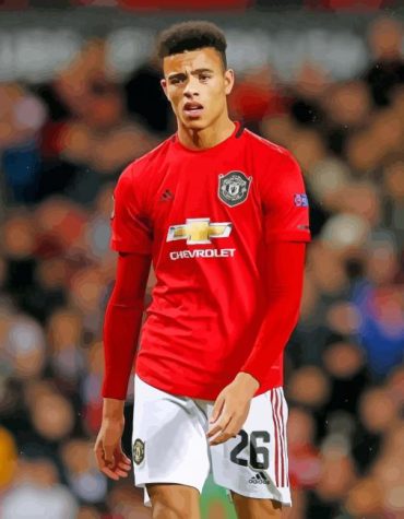 Manchester United Star Mason Greenwood Paint By Numbers