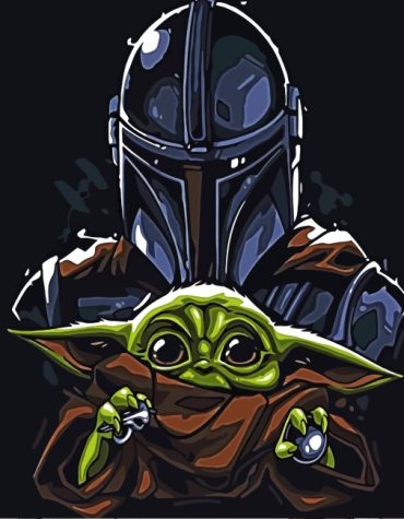 Baby Yoda Mandalorian Paint By Numbers
