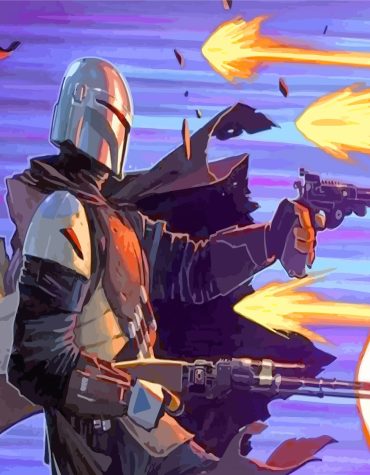 Fortnite Mandalorian Art Paint By Numbers
