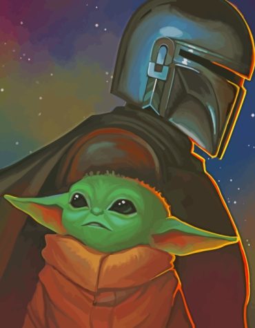 Mando and Grogu Paint By Numbers