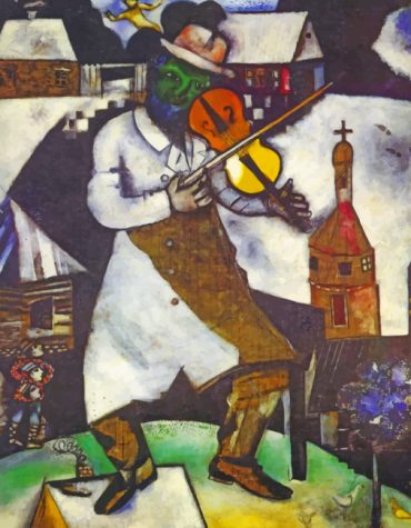Marc Chagall Fiddler Paint By Numbers