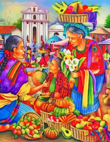 Market Adventures Paint By Numbers