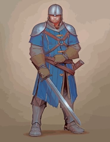 Medieval Guards Paint By Numbers