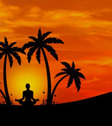 Meditation Silhouette Yoga Paint By Numbers