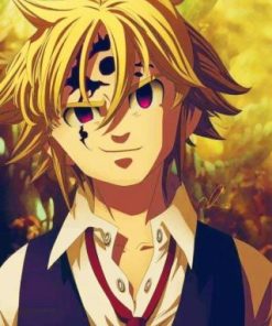 Meliodas Anime Adventure Paint By Numbers