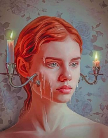 Candle Woman Paint By Numbers