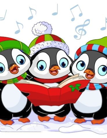Merry Penguins Christmas Paint By Numbers