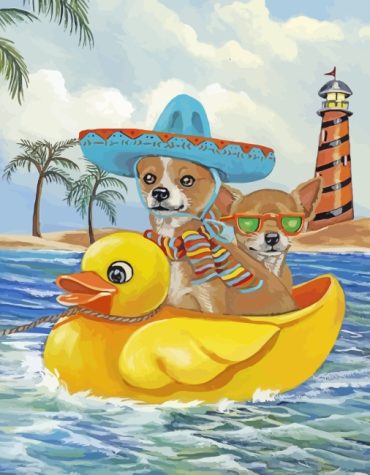 Chihuahua Pets Paint By Numbers