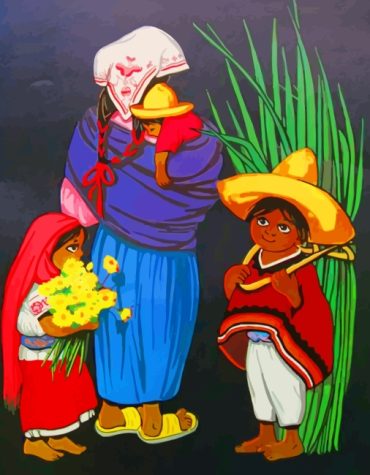 Mexican Family Celebration Paint By Numbers