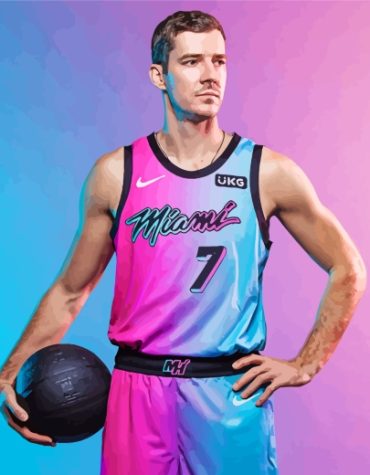 Miami Heat Basketball Paint By Numbers