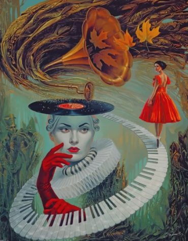 Michael Cheval Vintage Instruments Paint By Numbers