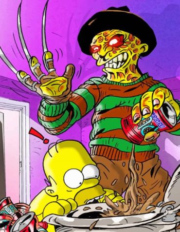 Freddy Krueger in Springfield Paint By Numbers