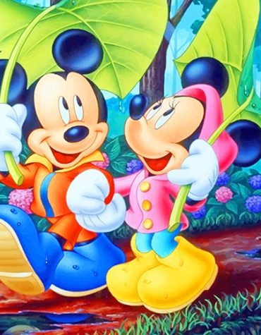 Mickey and Minnie Mouse Painting Magic Paint By Numbers